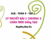 Lý thuyết Toán 9 Bài 1: Đường Tròn - Lý Thuyết và Các Khái Niệm Cơ Bản (Chân Trời Sáng Tạo)